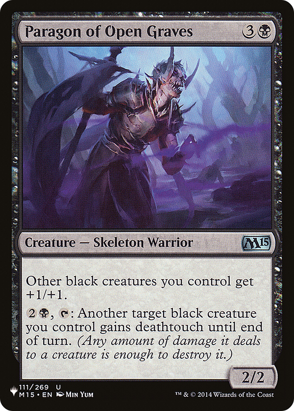 Paragon of Open Graves (LIST-M15-111) - The List