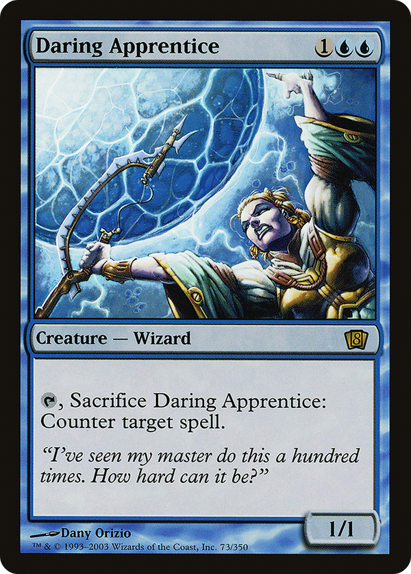 Daring Apprentice (8ED-073) - 8th Edition Foil