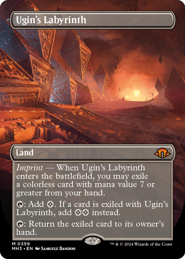 Ugin's Labyrinth (Borderless) (MH3-359) - Modern Horizons 3