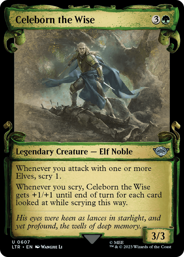 Celeborn the Wise (Showcase Scrolls) (LTR-607) - The Lord of the Rings: Tales of Middle-earth: (Showcase)