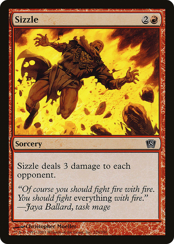 Sizzle (8ED-224) - 8th Edition Foil