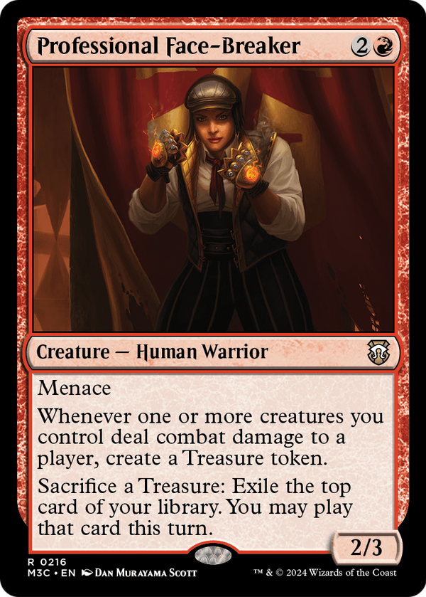Professional Face-Breaker (M3C-216) - Modern Horizons 3 Commander