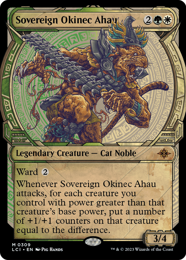 Sovereign Okinec Ahau (Showcase) (LCI-309) - The Lost Caverns of Ixalan: (Showcase) Foil