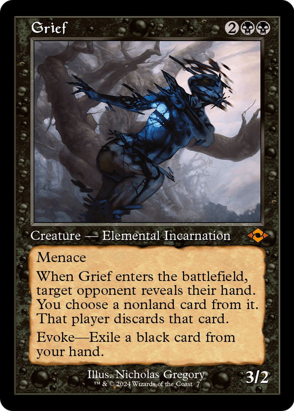 Grief (Retro Frame) (MH2-007) - Modern Horizons 2 Timeshifts