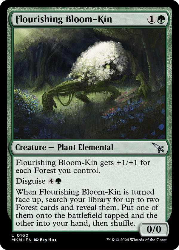 Flourishing Bloom-Kin (MKM-160) - Murders at Karlov Manor