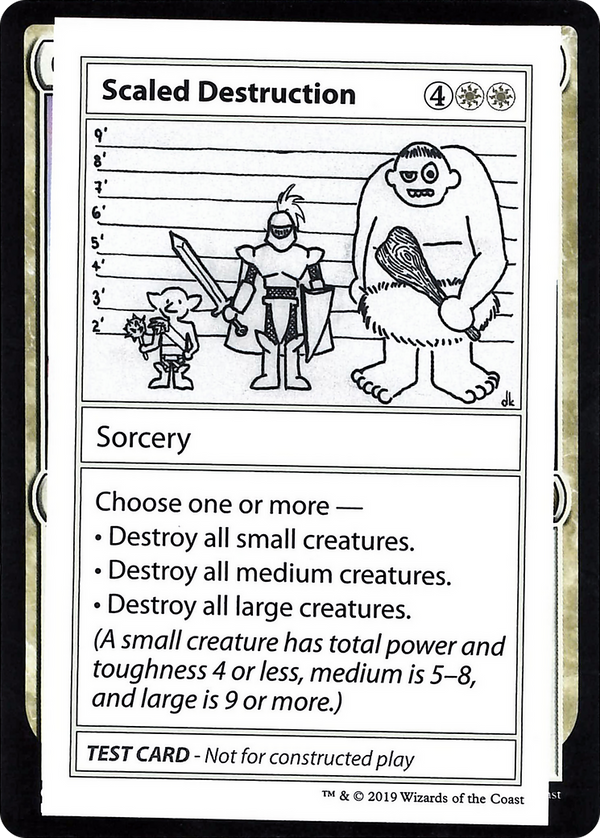 Scaled Destruction (No PW Symbol) (CMB1-) - Mystery Booster Playtest Cards 2021