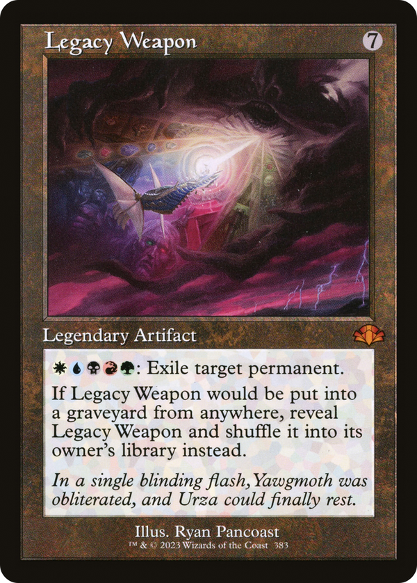 Legacy Weapon (Retro Frame) (DMR-383) - Dominaria Remastered