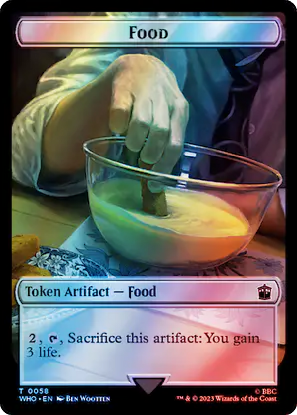 Food (TWHO-058) - Doctor Who Tokens Foil