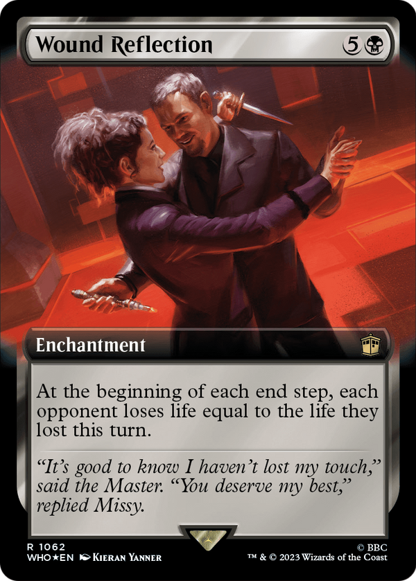 Wound Reflection (Extended Art) (Surge Foil) (WHO-1062) - Doctor Who: (Extended Art) Foil