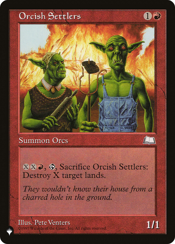 Orcish Settlers (LIST-WTH-112) - The List