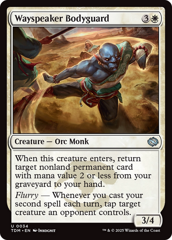 Wayspeaker Bodyguard (TDM-034) - Tarkir: Dragonstorm