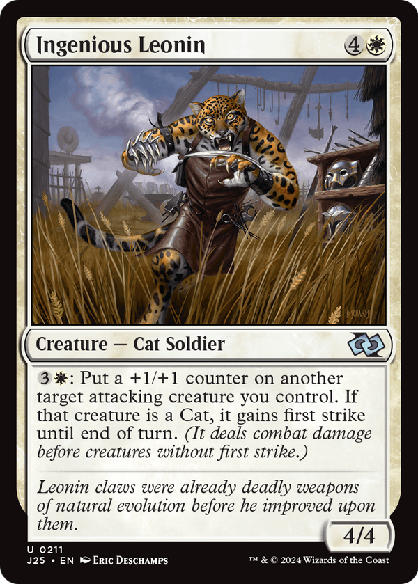 Ingenious Leonin (J25-211) - Foundations Jumpstart