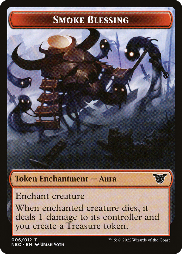 Smoke Blessing (TNEC-006) - Neon Dynasty Commander Tokens Foil