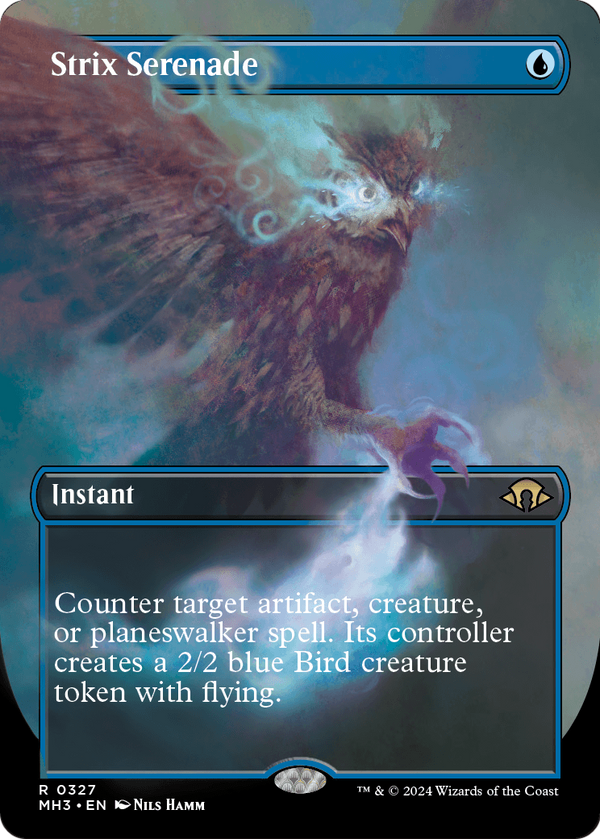 Strix Serenade (Borderless) (MH3-327) - Modern Horizons 3