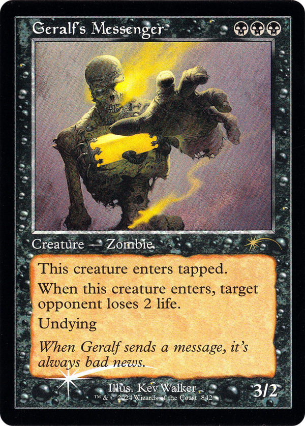 Geralf's Messenger (SLD-842) - Secret Lair Drop Foil