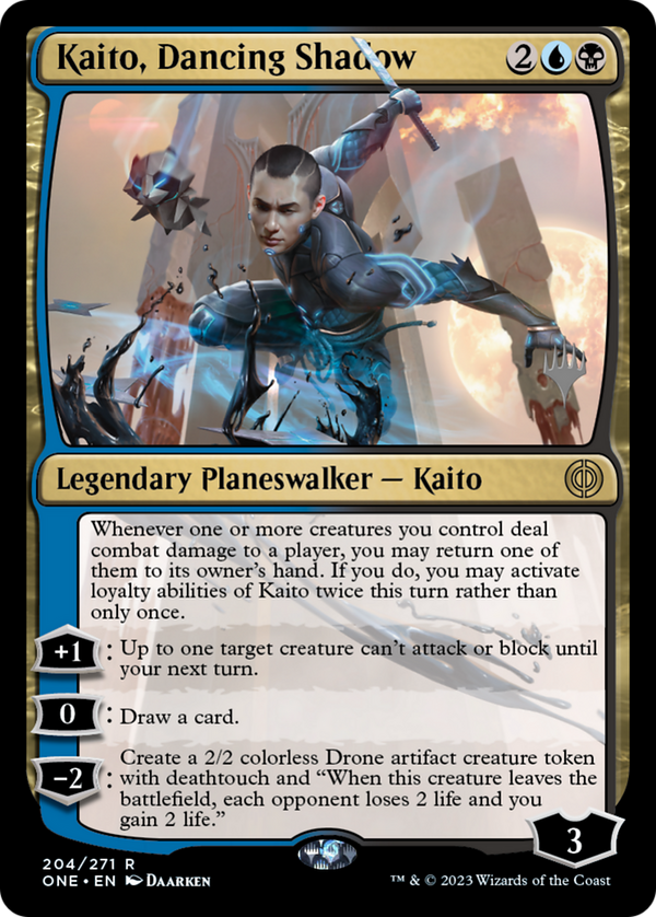 Kaito, Dancing Shadow (PPONE-204) - Phyrexia: All Will Be One Promos