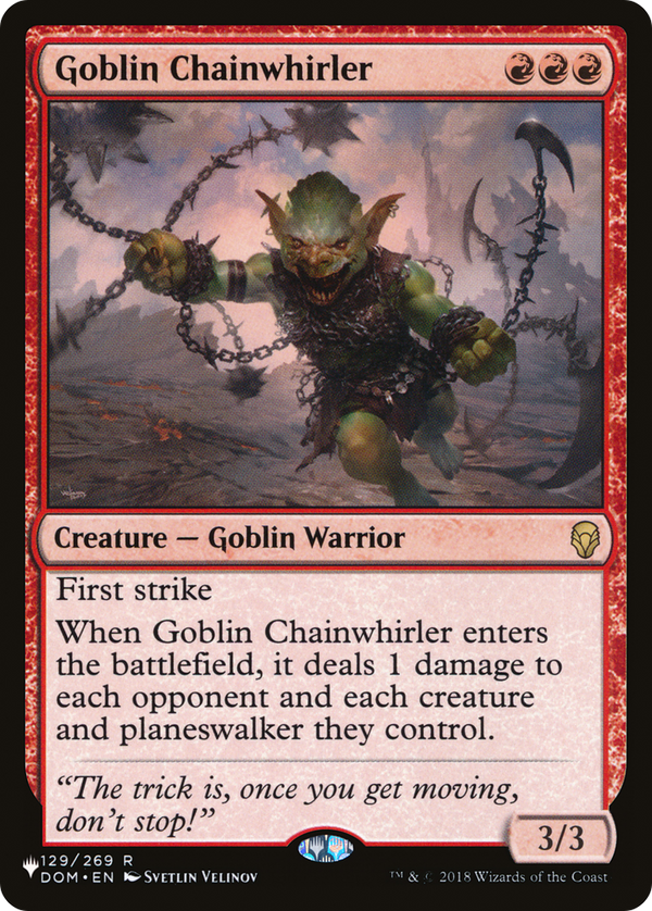 Goblin Chainwhirler (LIST-DOM-129) - The List