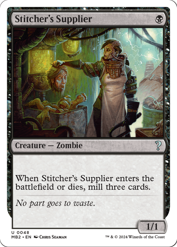 Stitcher's Supplier (White Border) (MB2-048) - Mystery Booster 2