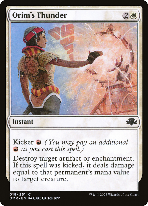 Orim's Thunder (DMR-018) - Dominaria Remastered Foil