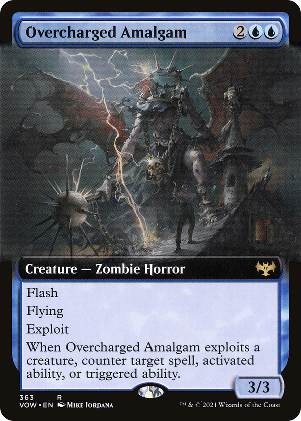 Overcharged Amalgam (Extended Art) (VOW-363) - Innistrad: Crimson Vow: (Extended Art) Foil