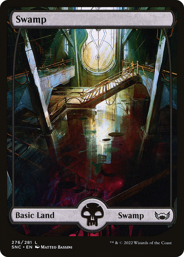 Swamp (276) (SNC-276) - Streets of New Capenna: (Full Art) Foil