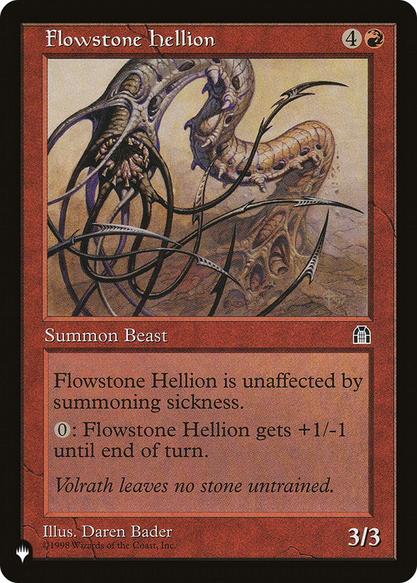 Flowstone Hellion (LIST-STH-84) - The List