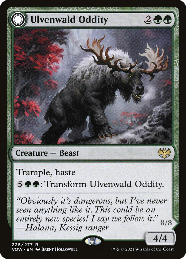 Ulvenwald Oddity (VOW-225) - Innistrad: Crimson Vow: (Double Faced Transform) Foil