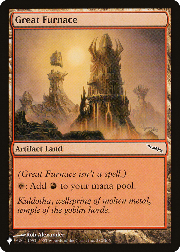 Great Furnace (MRD) (LIST-MRD-282) - The List Foil