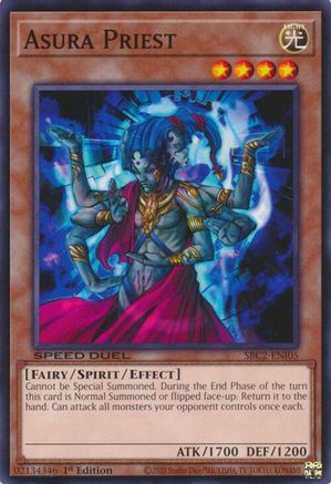 Asura Priest (SBC2-ENI05) - Speed Duel: Battle City Finals 1st Edition