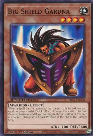 Big Shield Gardna (SBC2-ENA08) - Speed Duel: Battle City Finals 1st Edition