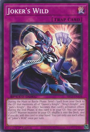 Joker's Wild (SBC2-ENA18) - Speed Duel: Battle City Finals 1st Edition