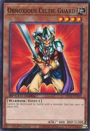 Obnoxious Celtic Guard (SBC2-ENA09) - Speed Duel: Battle City Finals 1st Edition