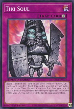 Tiki Soul (SBC2-ENG16) - Speed Duel: Battle City Finals 1st Edition