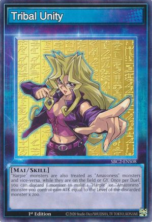 Tribal Unity (SBC2-ENS08) - Speed Duel: Battle City Finals 1st Edition