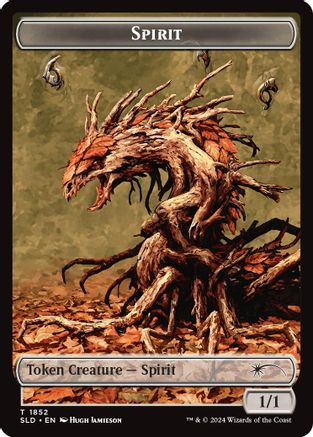Spirit (SLD) // Shapeshifter (KHM) Double-sided Token (SLD-1852 // 8) - Secret Lair Drop Series