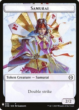 Samurai // Clue Double-Sided Token (LIST-2 // 40) - The List Reprints