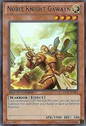 Noble Knight Gawayn (REDU-EN000) - Return of the Duelist Unlimited