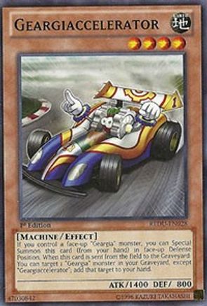 Geargiaccelerator (REDU-EN028) - Return of the Duelist 1st Edition