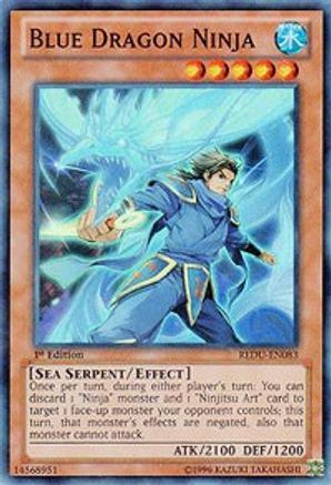 Blue Dragon Ninja (REDU-EN083) - Return of the Duelist 1st Edition