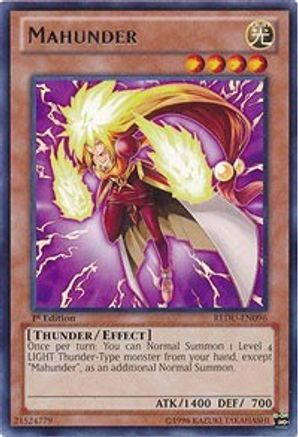 Mahunder (REDU-EN096) - Return of the Duelist Unlimited
