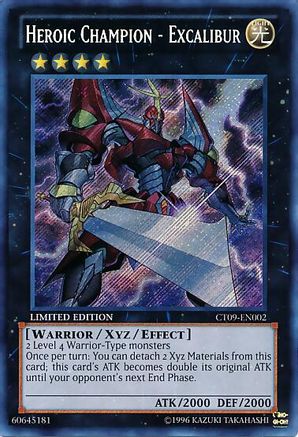 Heroic Champion - Excalibur (CT09-EN002) - 2012 Collectors Tin Limited