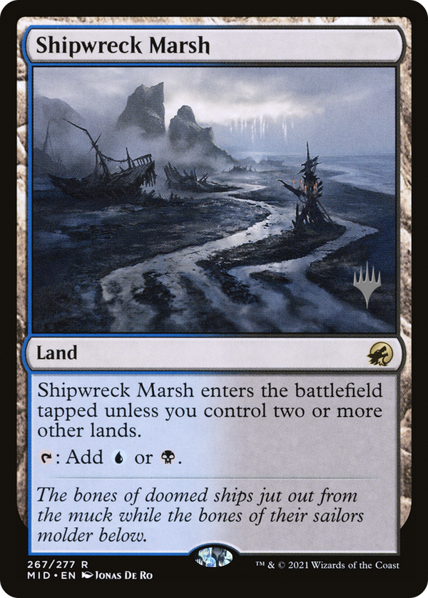 Shipwreck Marsh (PPMID-267) - Innistrad: Midnight Hunt Promos Foil