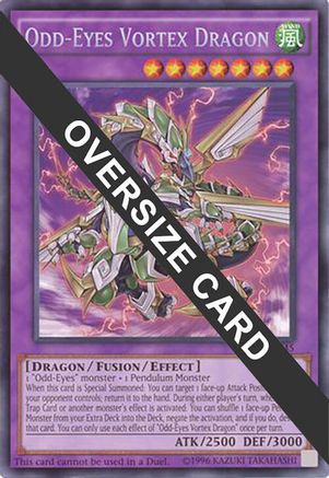 Odd-Eyes Vortex Dragon (Oversized) (DOCS-EN045) - Miscellaneous Promotional Cards 1st Edition
