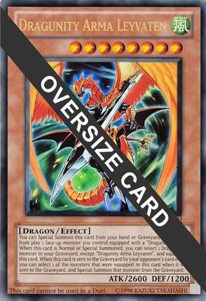 Dragunity Arma Leyvaten (Oversized) (SDDL-EN001) - Miscellaneous Promotional Cards 1st Edition