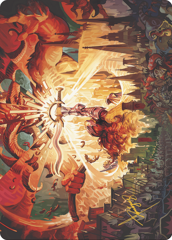 Warleader's Call // Warleader's Call (AMKM-023) - Murders at Karlov Manor Art Series (Borderless)