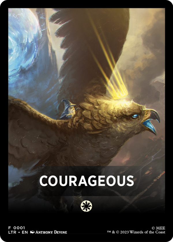 Courageous (FLTR-001) - Tales of Middle-earth Front Cards