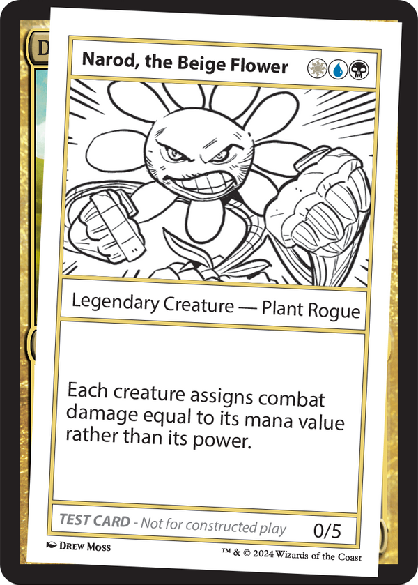 Narod, the Beige Flower (MB2PC-) - Mystery Booster 2