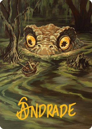 The Gitrog Monster Art Card (Gold-Stamped Signature) (AAINR-025) - Art Series: Innistrad Remastered