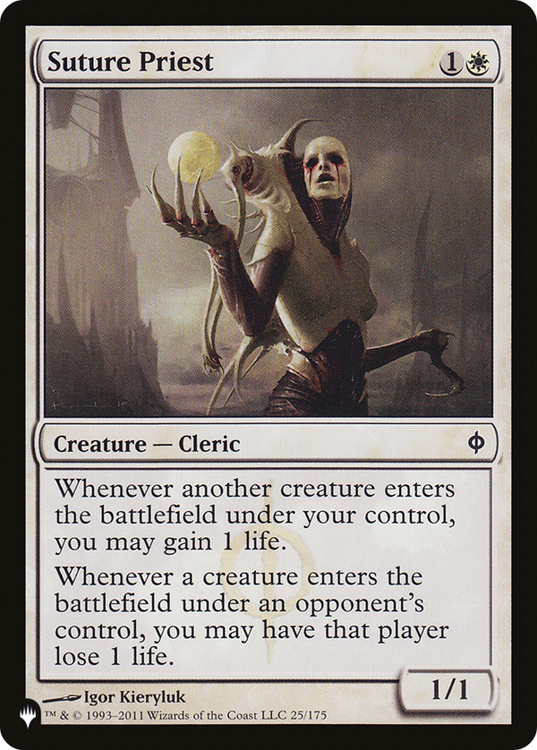 Suture Priest (LIST-NPH-25) - The List