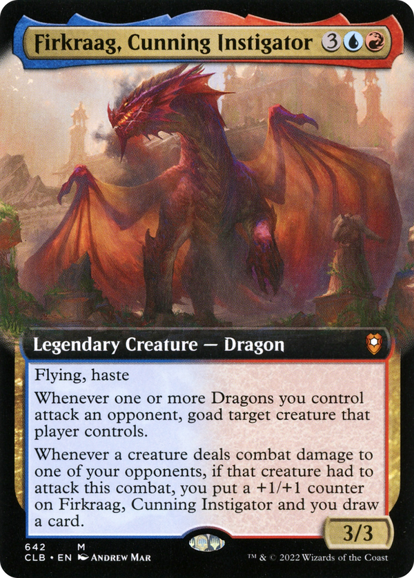 Firkraag, Cunning Instigator (Extended Art) (CLB-642) - Commander Legends: Battle for Baldur's Gate: (Extended Art)